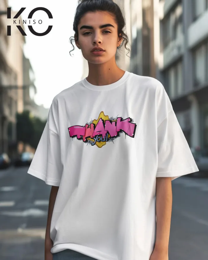 Graffiti Thank you Design printed t-shirts for hip hop music fan in Bangladesh - Image 4