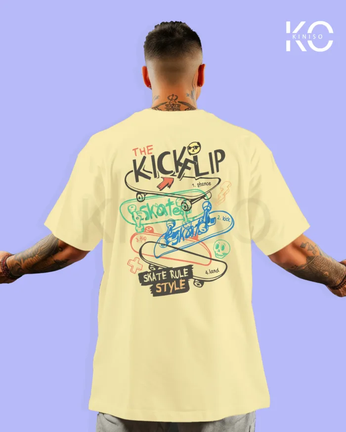 Kick Flip Graffiti printed t shirts for hip hop Music Lovers - Image 16