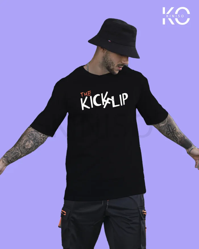 Kick Flip Graffiti printed t shirts for hip hop Music Lovers - Image 11