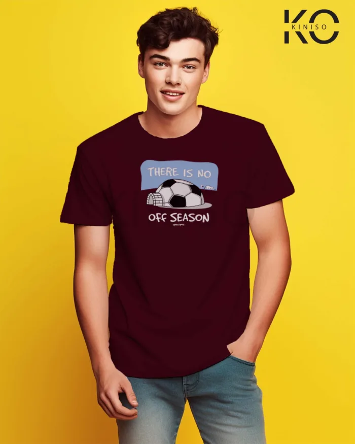 Football T-Shirts with There Is No Off Season Print in Bangladesh - Image 4