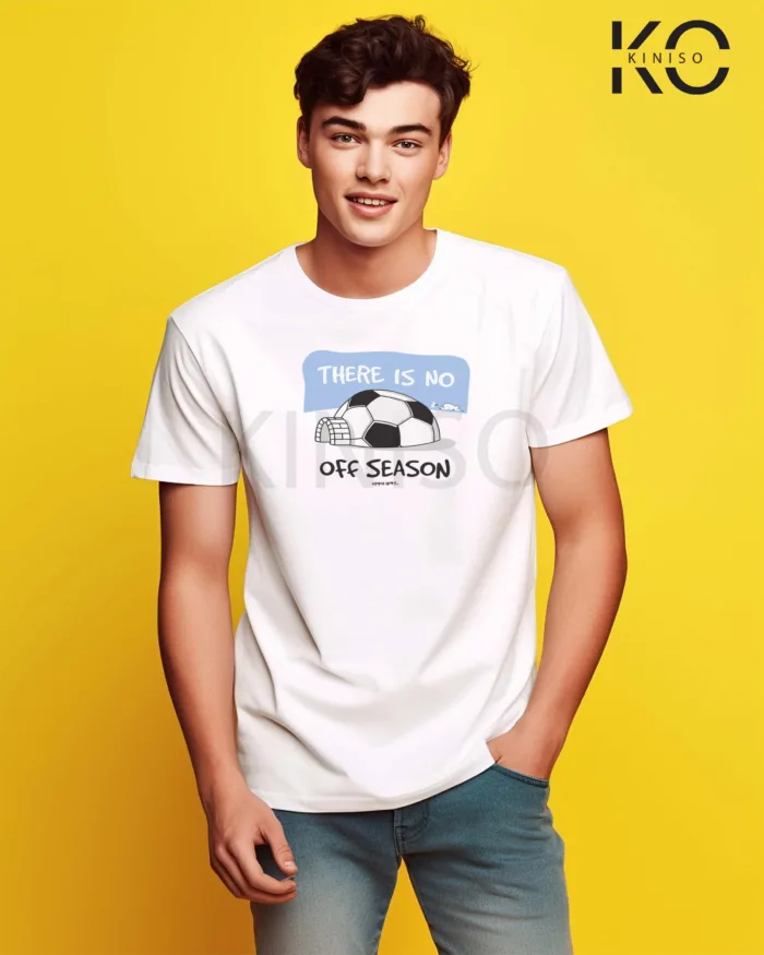 Football T-Shirts with There Is No Off Season Print in Bangladesh - Image 3