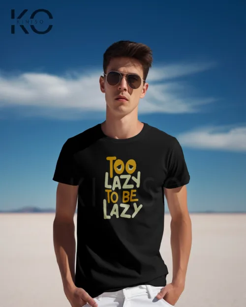 Too lazy to be lazy Black 1