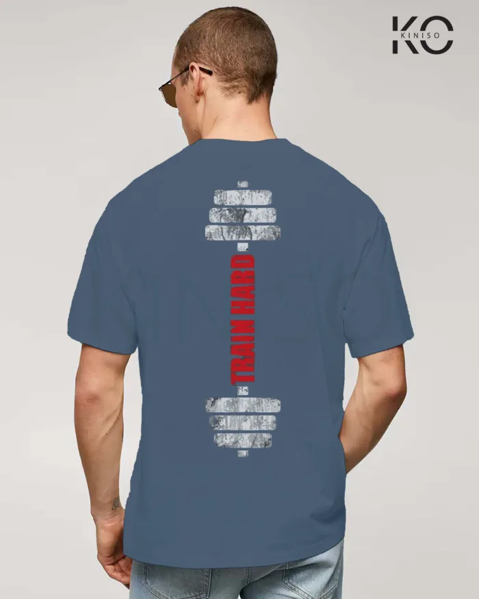 Train hard Printed Gym themed T-Shirt for Men - Image 11