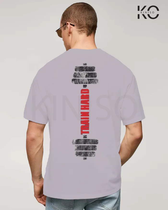 Train hard Printed Gym themed T-Shirt for Men - Image 9