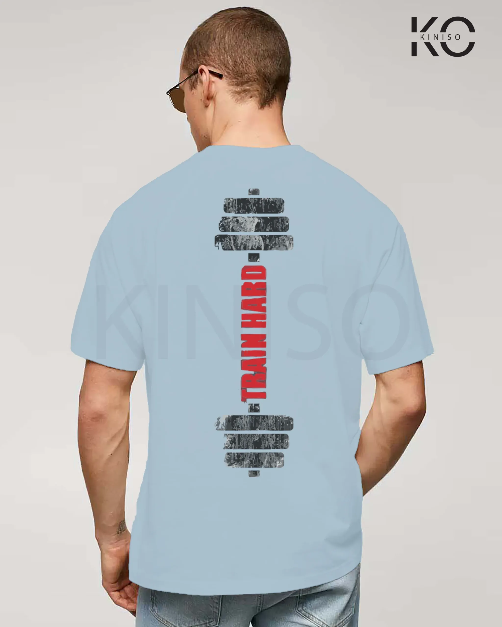 Train hard Backpart Periwinkle Blue scaled