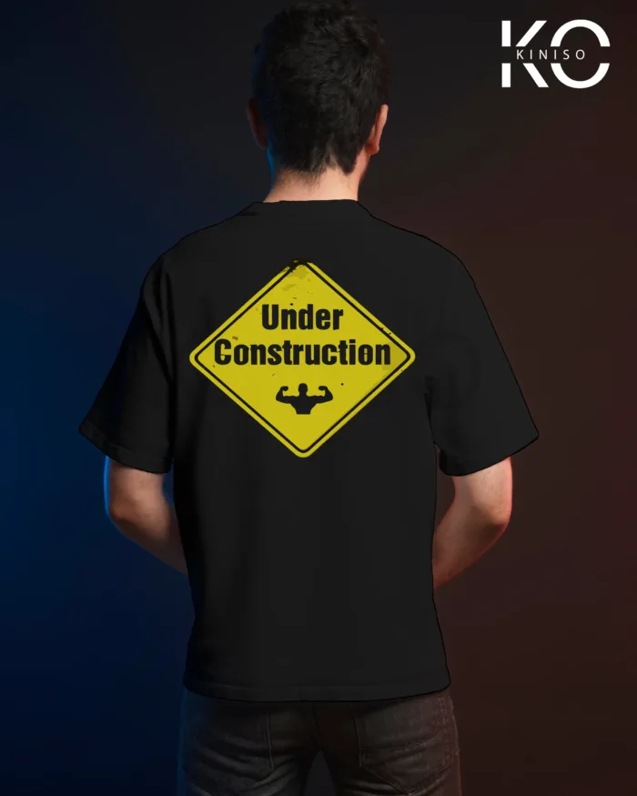 Design gym t shirt with Under Construction printed for men - Image 15