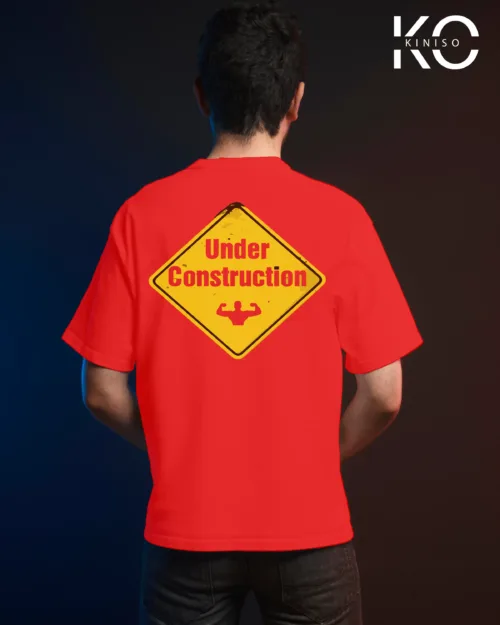 Under construction Backpart Red