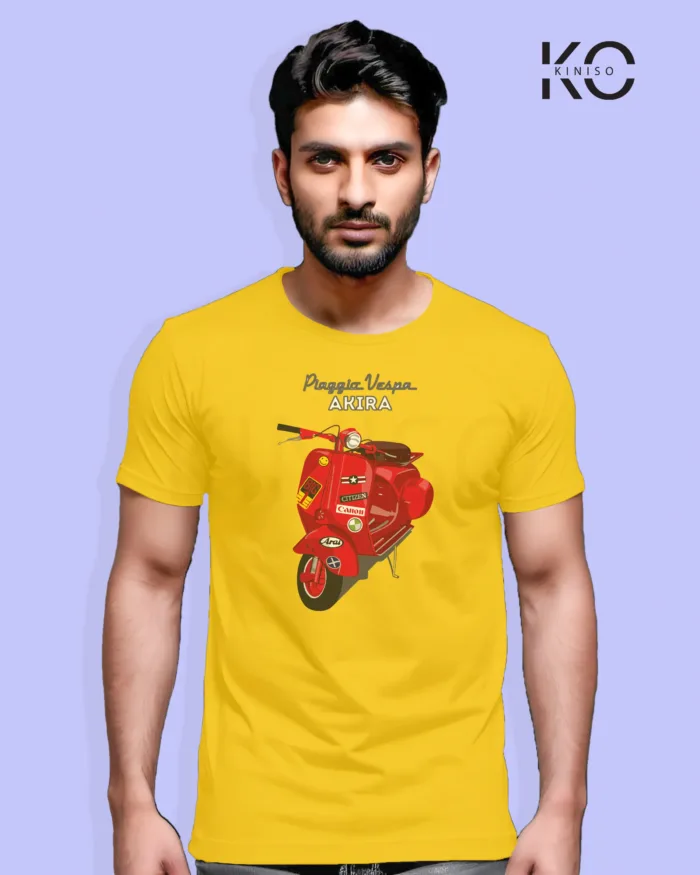 Motorcycle T-Shirt with Vespa Akira design in Bangladesh