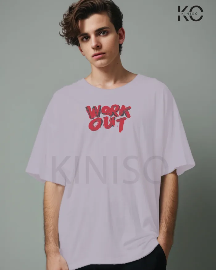 Gym mens t shirts with What if it does work text Design printed - Image 12