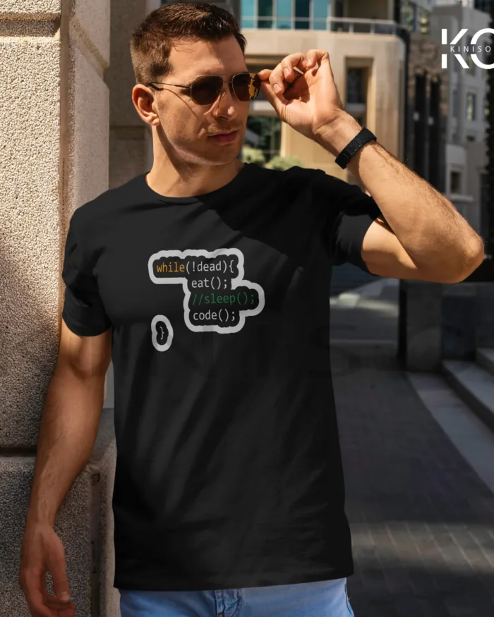 Engineer T-Shirt for men - While Not Dead Printed Half Sleeve Street-Wear - Image 8