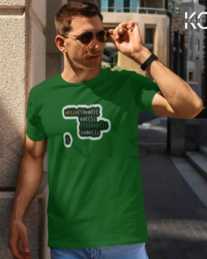Engineer T-Shirt for men - While Not Dead Printed Half Sleeve Street-Wear - Image 6