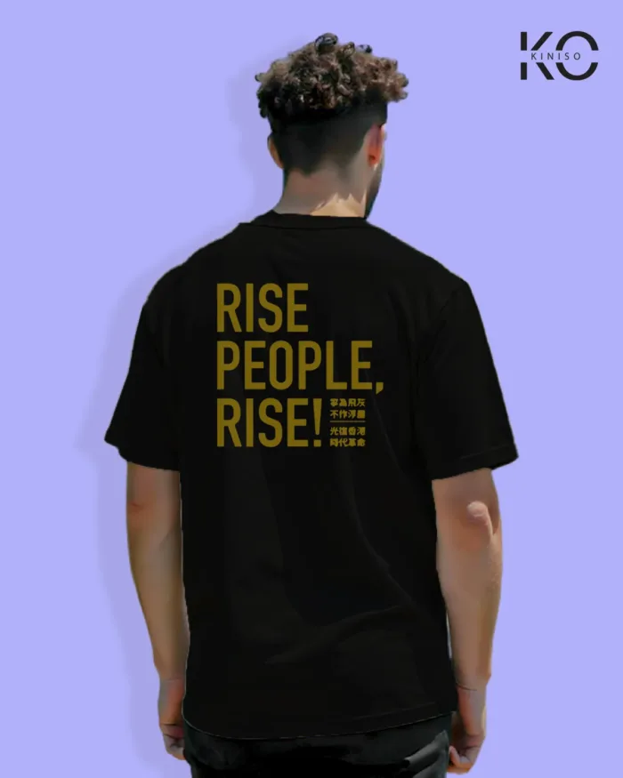 Drop Shoulder X Cross Printed Graffiti T-Shirts for Men - Image 16