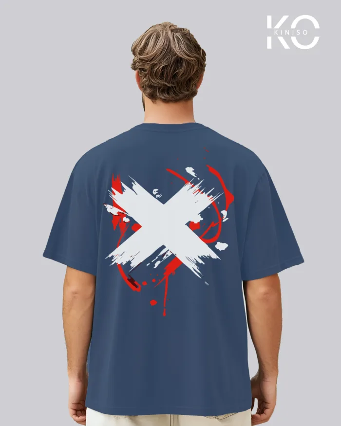 Graffiti Printed T-Shirts with X Cross in Blood for Music Lovers - Image 15