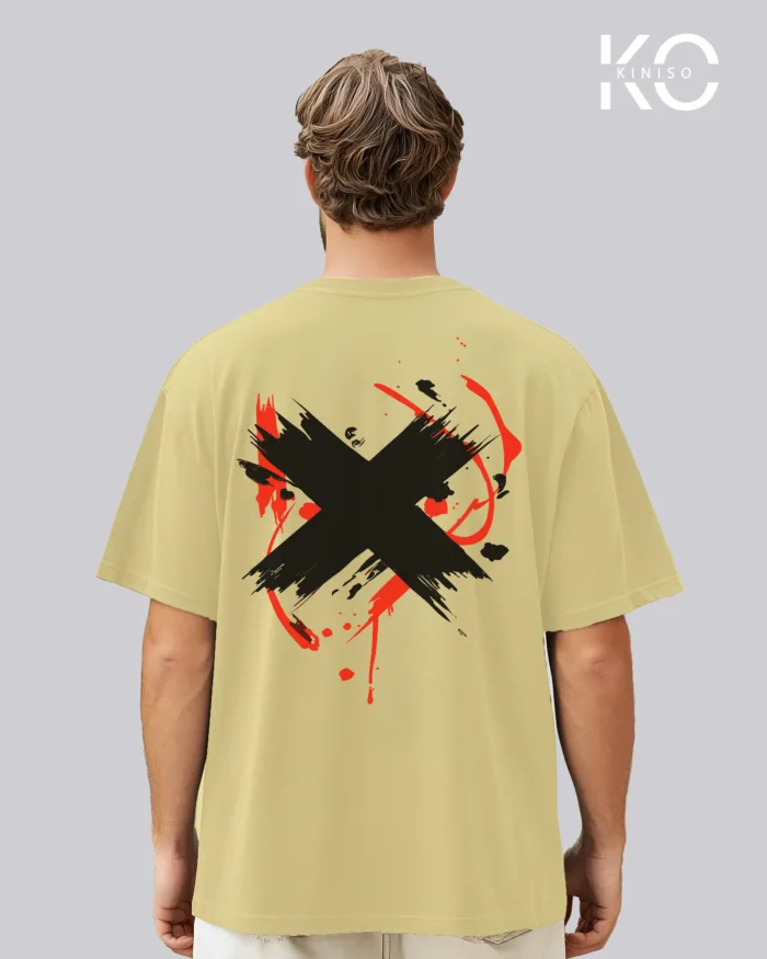 Graffiti Printed T-Shirts with X Cross in Blood for Music Lovers - Image 13