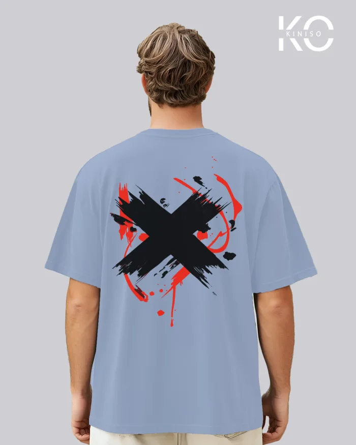 Graffiti Printed T-Shirts with X Cross in Blood for Music Lovers - Image 11