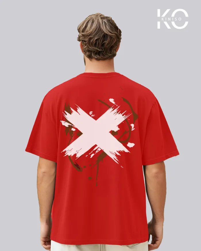 Graffiti Printed T-Shirts with X Cross in Blood for Music Lovers - Image 10
