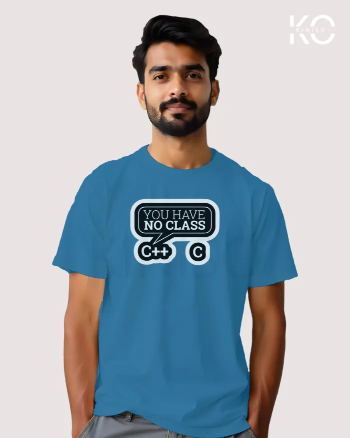 Engineer Printed T-Shirt with You Have no Class Design - Image 7