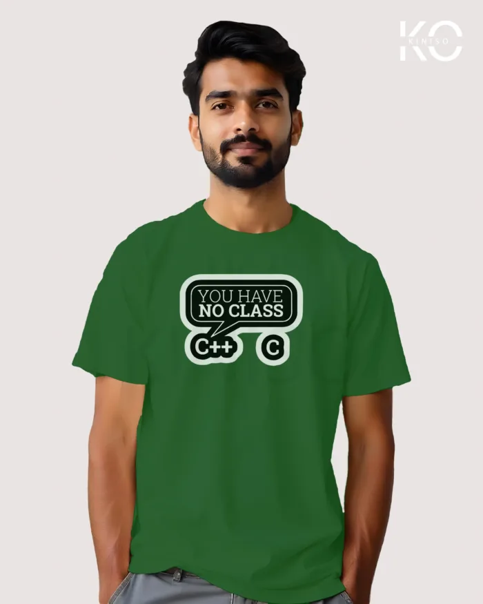 Engineer Printed T-Shirt with You Have no Class Design - Image 6