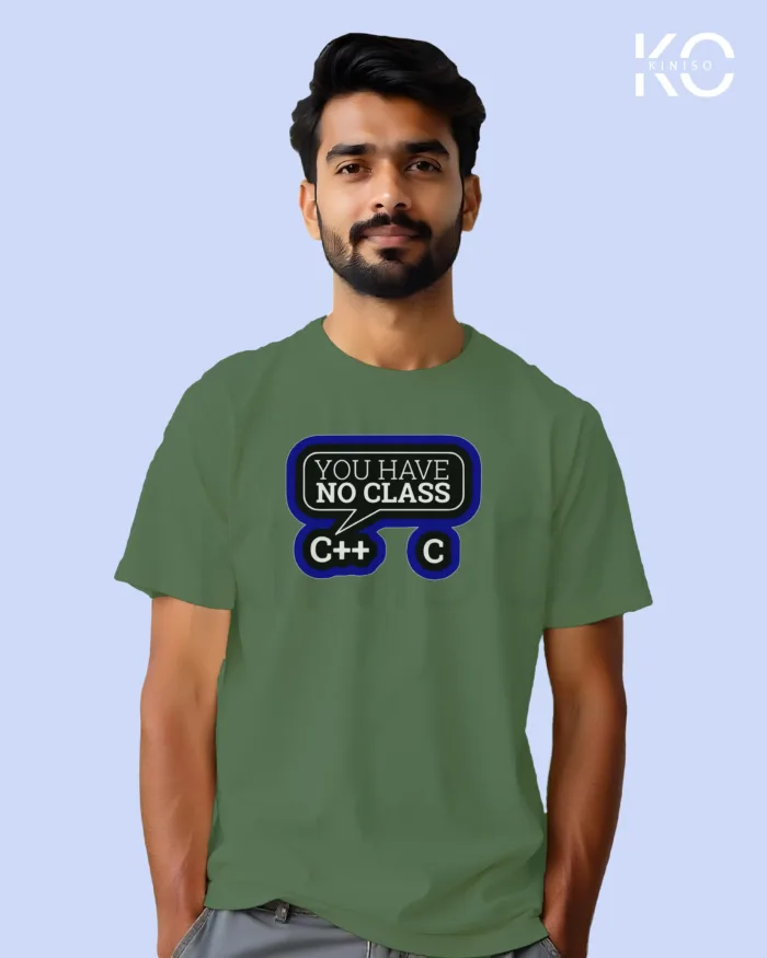 Engineer Printed T-Shirt with You Have no Class Design - Image 4