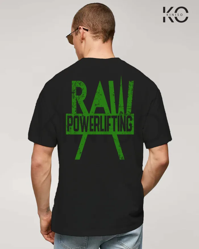 Gym t shirt for men with Raw Power Lifting Design printed - Image 15
