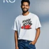 Cool car t shirts for men with Rough World Printed