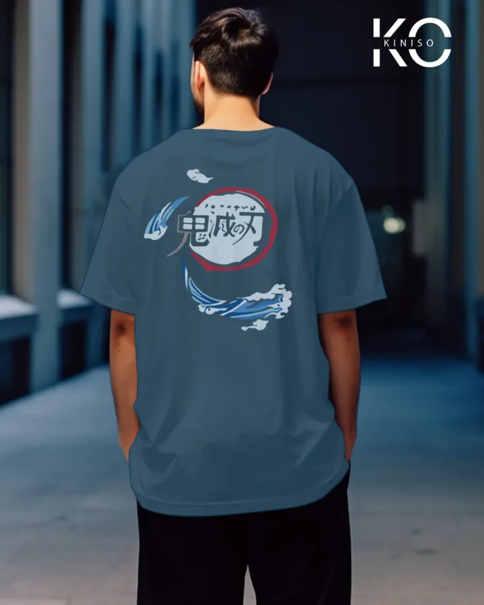 Demon Slayer Anime T-Shirt  - Double Sword - In Bangladesh - Image 10
