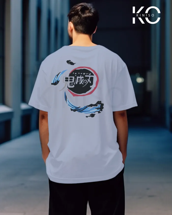 Demon Slayer Anime T-Shirt  - Double Sword - In Bangladesh - Image 6