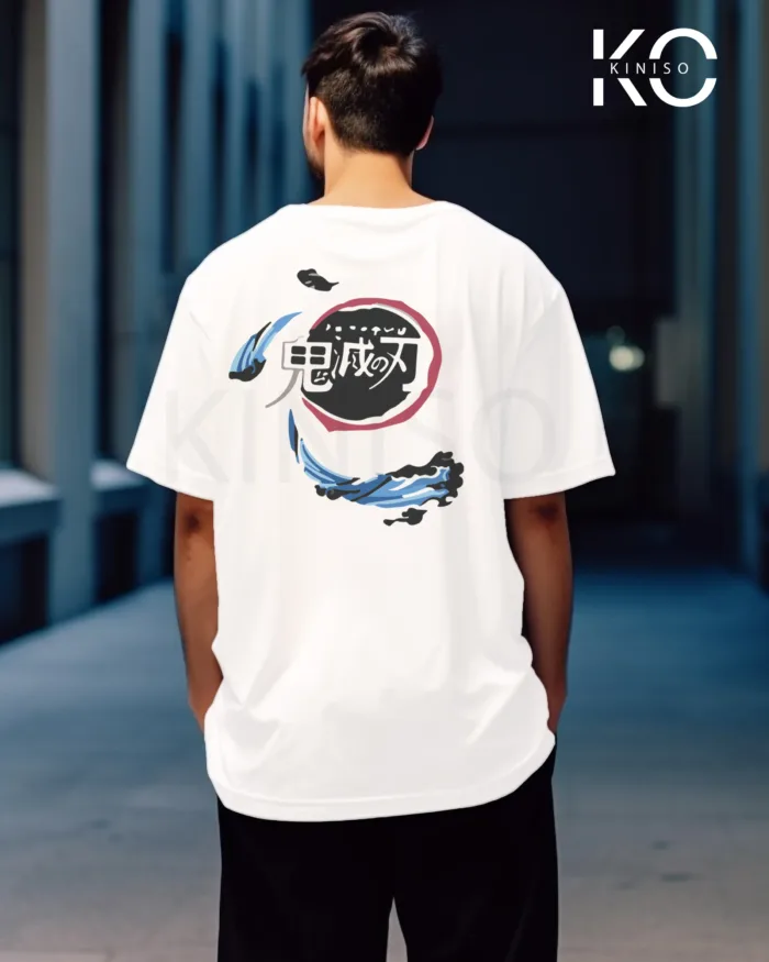 Demon Slayer Anime T-Shirt  - Double Sword - In Bangladesh - Image 5