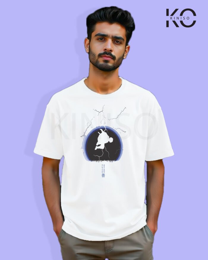 Demon Slayer Anime T-Shirt  - Zenitsu Agatsuma Thunderclap - In Bangladesh - Image 2