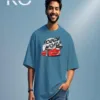 Cool car t shirts for men with Rough World Printed - Image 2