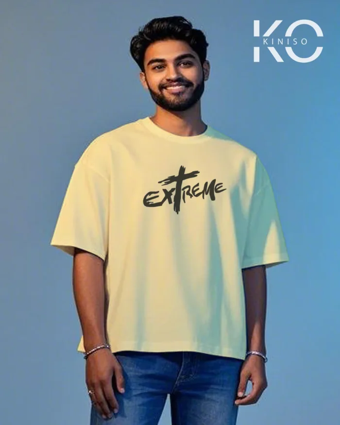T shirt gym with Now or Extreme text printed for men - Image 5