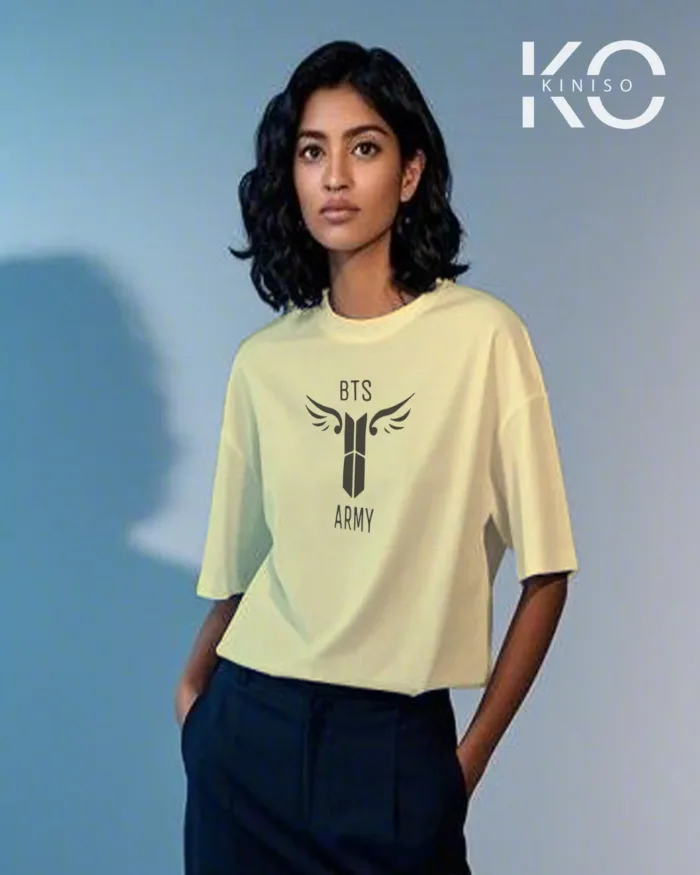 BTS Fan Apparel for ARMY Tshirt - Angel Wings - for Women in Bangladesh - Image 12