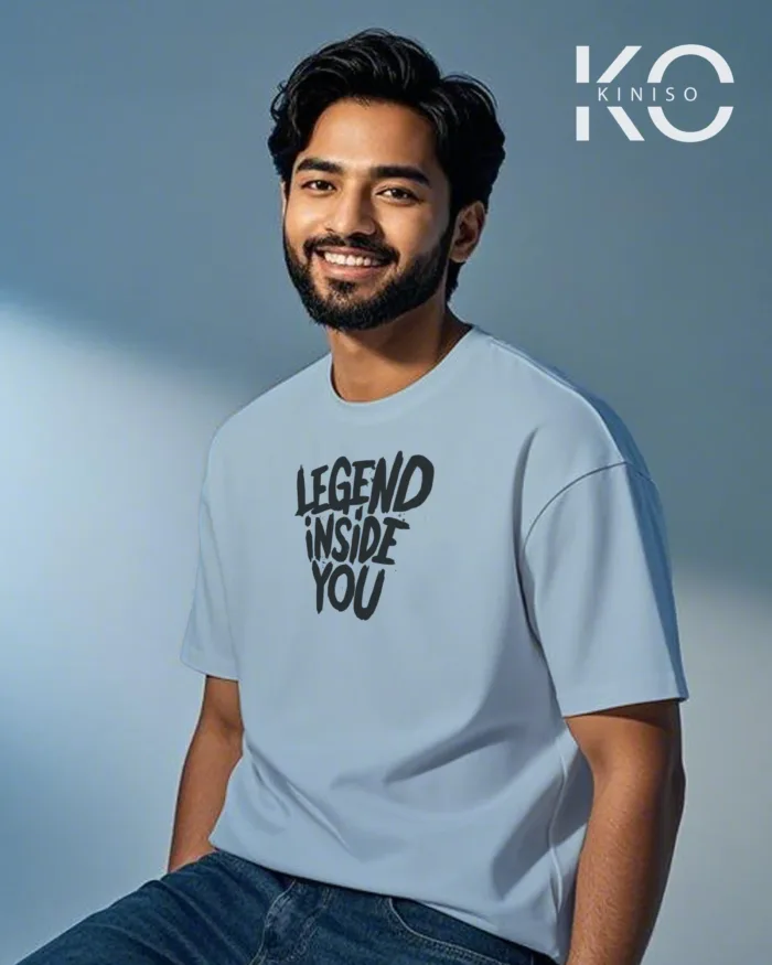 T shirt gym with Legend Inside You Design printed for men - Image 4