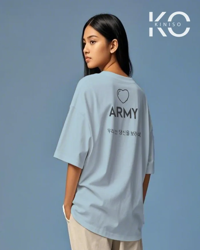 BTS Fan Apparel for ARMY Tshirt - Angel Wings - for Women in Bangladesh - Image 7