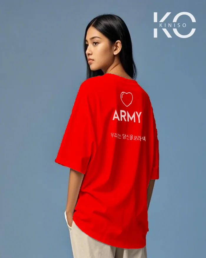 BTS Fan Apparel for ARMY Tshirt - Angel Wings - for Women in Bangladesh