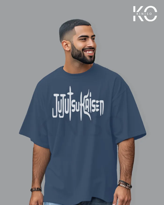 Jujutsu Kaisen Anime drop shoulder Tshirt for Men - demon dogs hand sign- in Bangladesh - Image 7