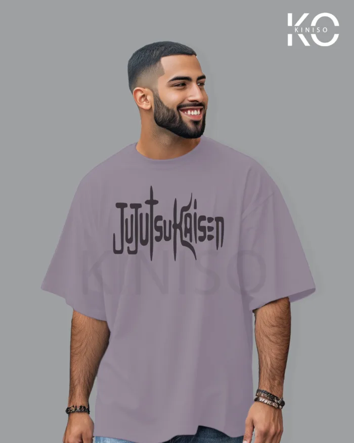 Jujutsu Kaisen Anime drop shoulder Tshirt for Men - demon dogs hand sign- in Bangladesh - Image 6