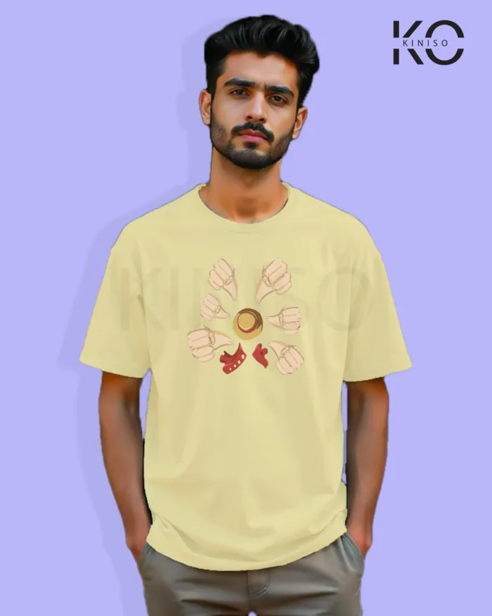 One Piece Anime T-Shirt - Luffy Straw Hat - In Bangladesh - Image 5