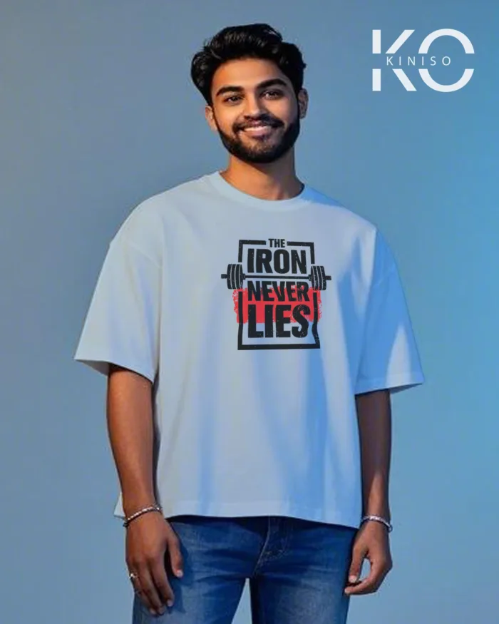 T shirt gym with No Pain No Gain Design printed for men - Image 4