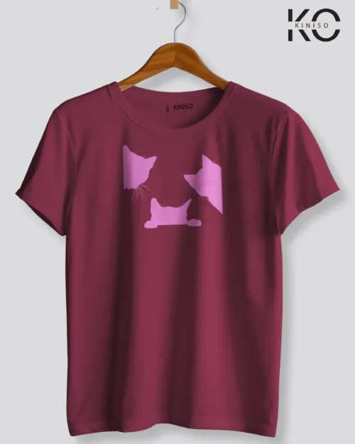3 Cat peaking Maroon