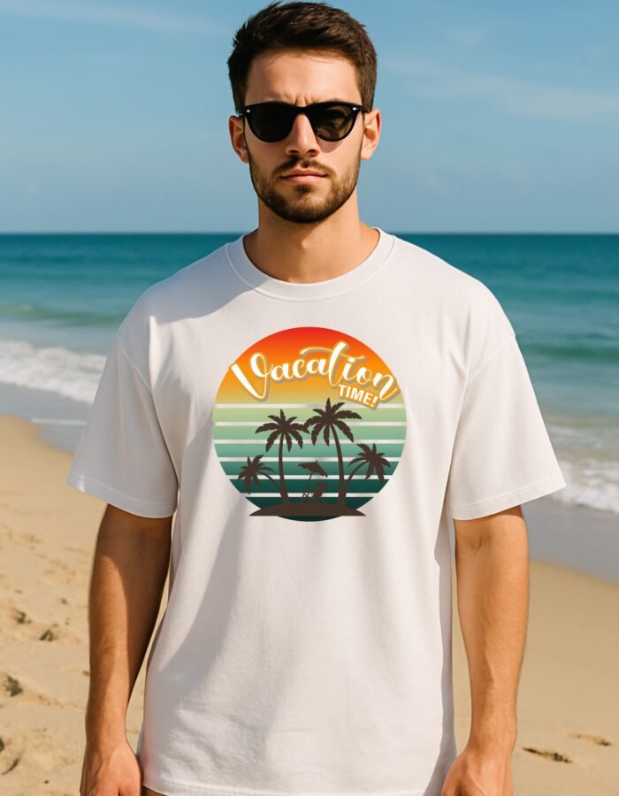 Vacation Time T-Shirt – Beach & Travel Lovers