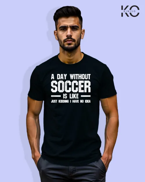 A day without Soccer Black