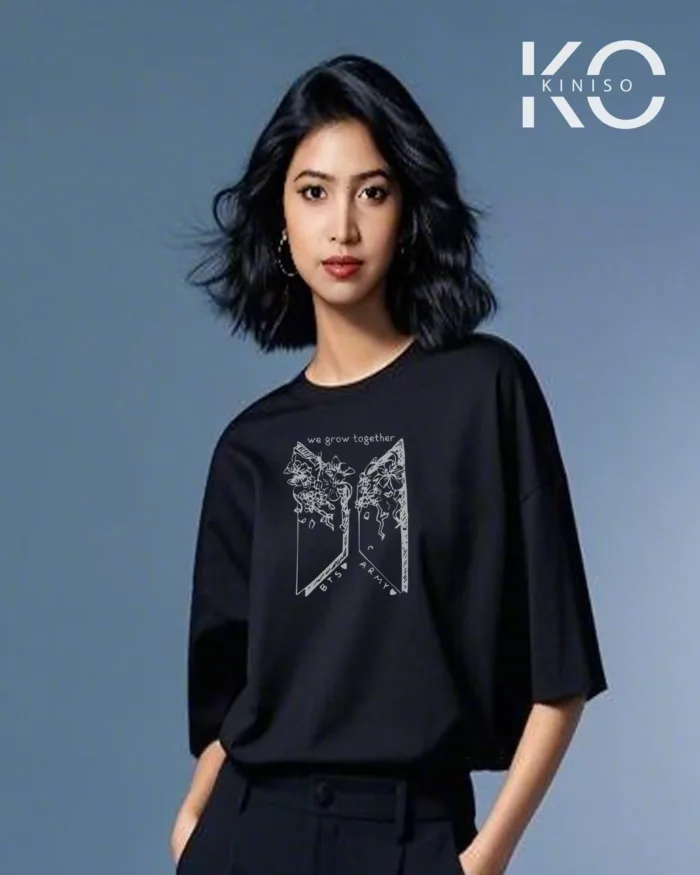 BTS Army Grow Together Printed K-pop T-Shirt for Women - Image 6