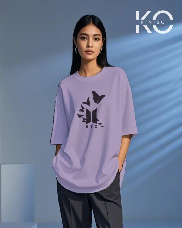 BTS Butterfly Design K-pop tees for Women - Image 4