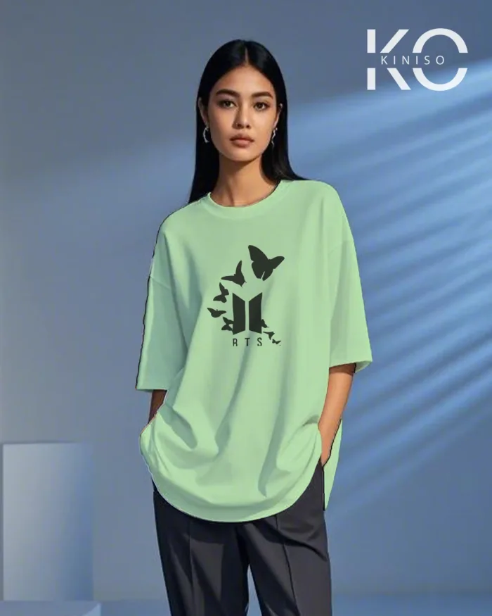 BTS Butterfly Design K-pop tees for Women - Image 2