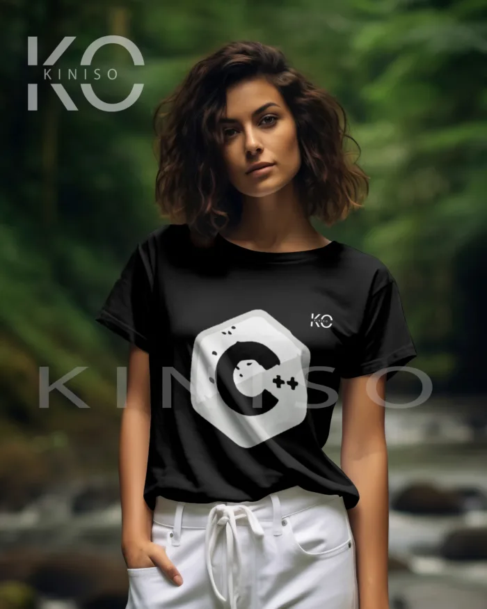 Round Neck Half Sleeve T-Shirt for Women - Engineer -  C++ - Image 4