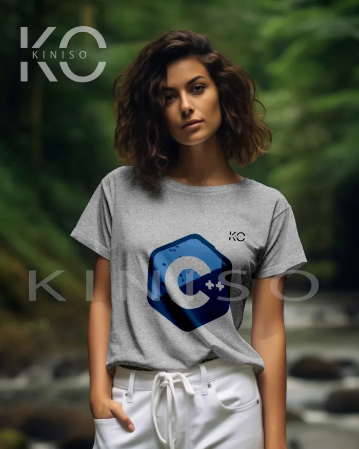 Round Neck Half Sleeve T-Shirt for Women - Engineer -  C++ - Image 3