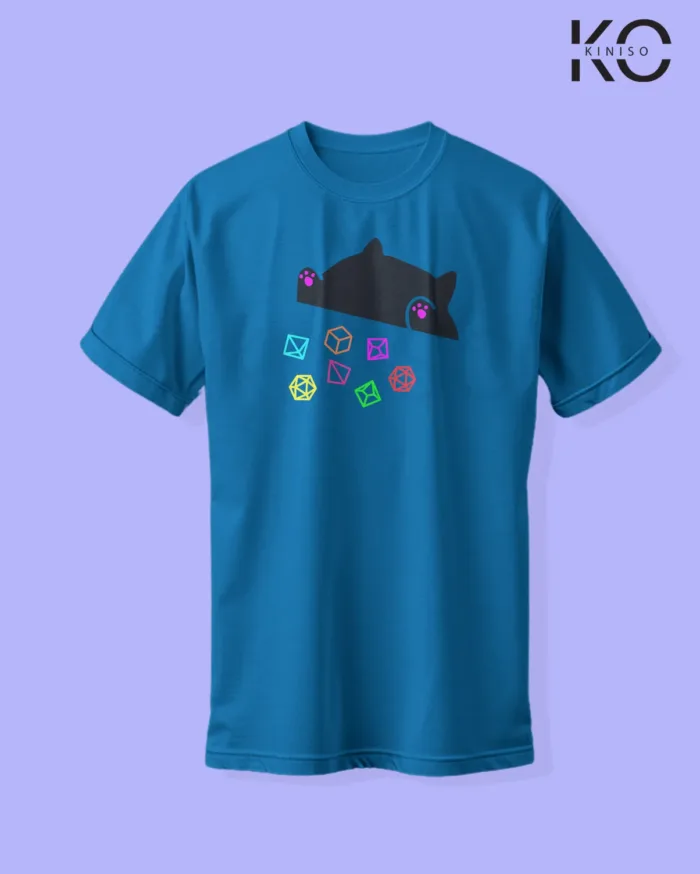 Cat Graphic T-Shirt with Cats Playing Design for Kitty Lover - Image 5