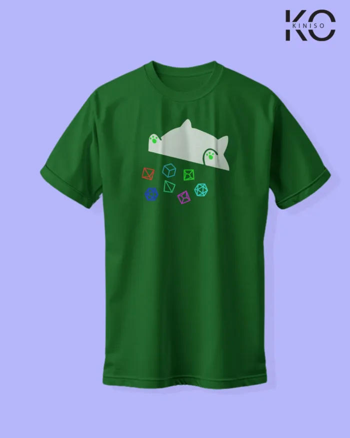 Cat Graphic T-Shirt with Cats Playing Design for Kitty Lover - Image 4