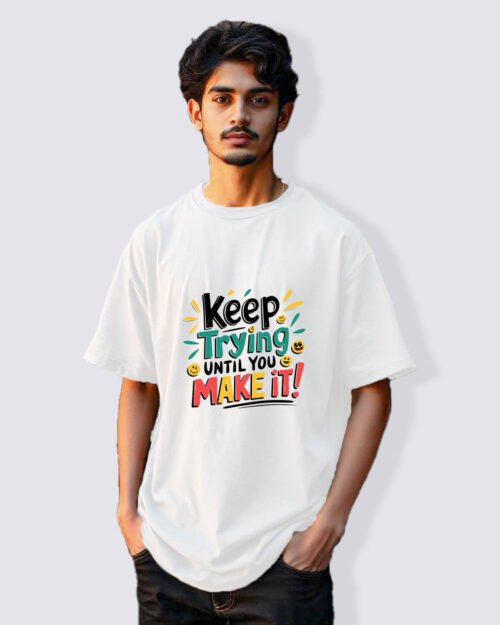 Drop Shoulder white trying